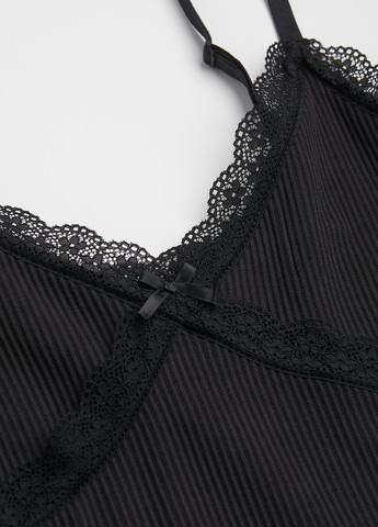 Чорна домашній сукня силуетна H&M однотонна