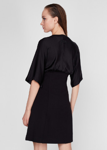 Черное кэжуал платье в стиле ампир Diesel однотонное