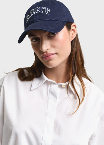 Белая классическая, кэжуал рубашка однотонная Gant