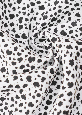 Комбинезон SHEIN комбинезон-брюки горошек чёрно-белого кэжуал вискоза