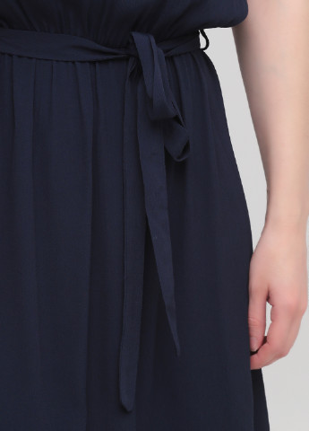 Темно-синее кэжуал платье клеш Minimum однотонное