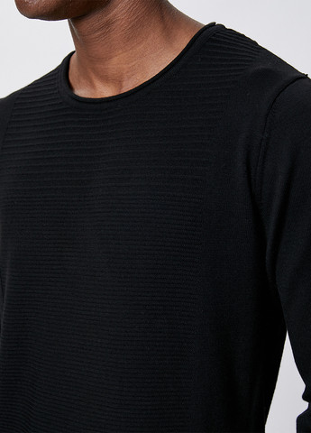 Черный демисезонный свитер джемпер KOTON