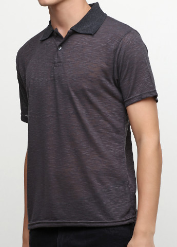 Темно-серая футболка-поло для мужчин Chiarotex однотонная