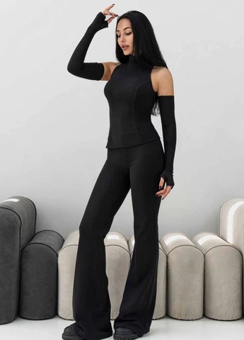 Костюм (брюки, топ, митенки) Fashion (367049572)