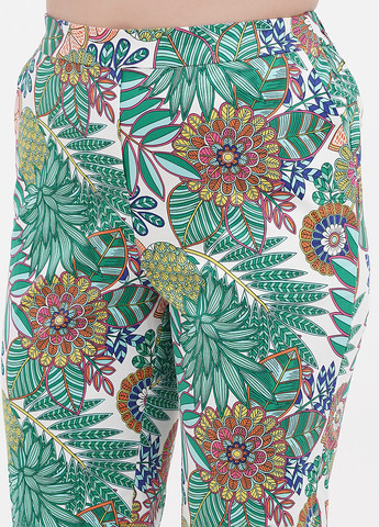 Зеленые кэжуал летние укороченные, зауженные брюки Boden