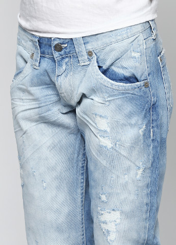 Джинси Sexy Woman однотонні блакитні джинсові