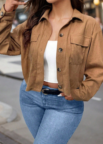 Куртка-сорочка SHEIN (333365630)