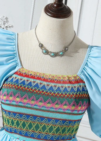 Блакитна сукня SHEIN (329545848)