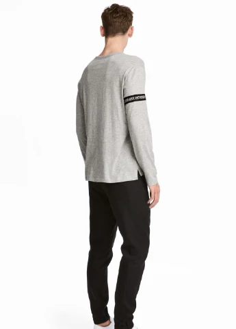 Черные демисезонные брюки H&M