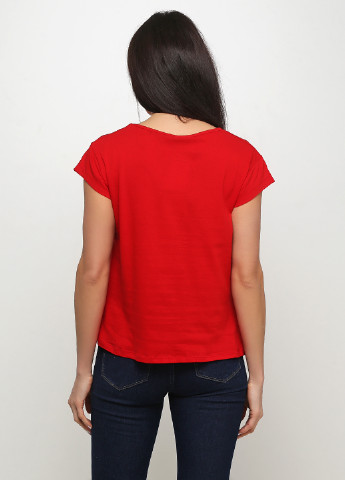 Красная летняя футболка Has Life