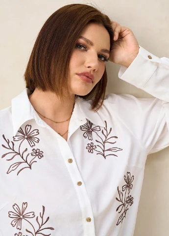 Біла блуза SHEIN