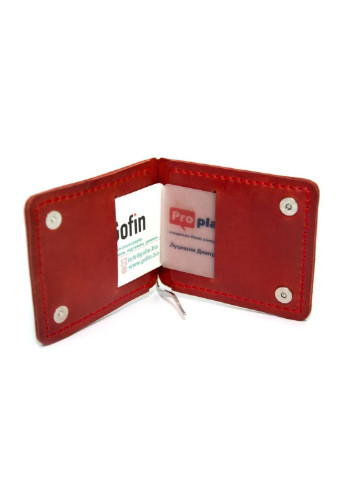 Шкіряний затискач для грошей 11,5х8,5х0,5 см GOFIN (253174961)