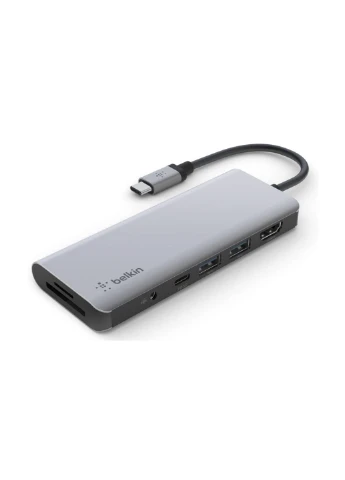 Концентратор USB-C 7-in-1 Multiport Dock (AVC009BTSGY) Belkin (250125456)