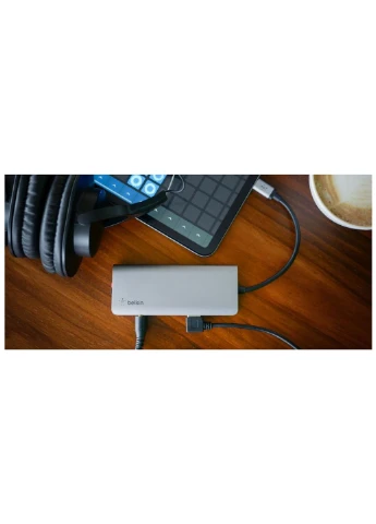 Концентратор USB-C 7-in-1 Multiport Dock (AVC009BTSGY) Belkin (250125456)