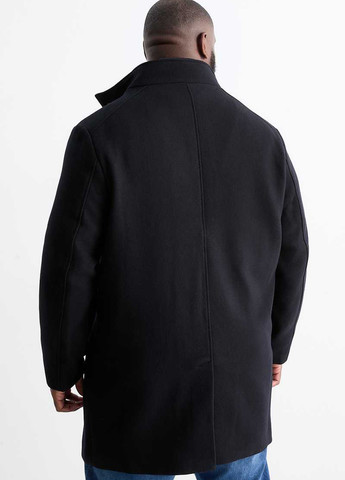 Черное демисезонное Пальто однобортное C&A