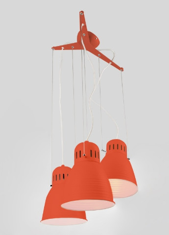 Люстра стельова лофт підвісна на 3 плафона BL-131S/3 E27 OR Brille (253886189)