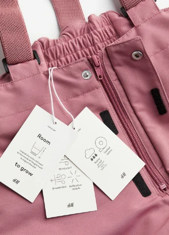 Комбинированные кэжуал, спортивные зимние брюки H&M