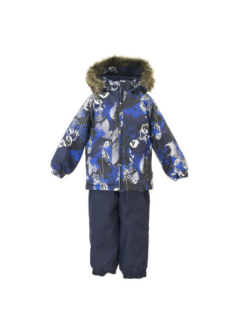 Синий зимний комплект зимний (куртка + полукомбинезон) avery Huppa