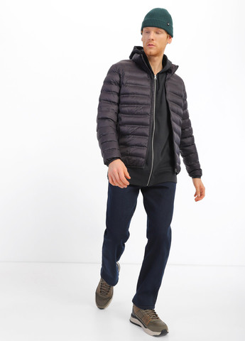 Черная демисезонная куртка Skechers MJA260M BLK