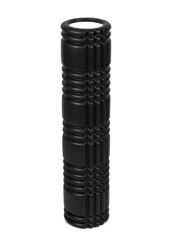 Масажний ролик Grid Roller v3.0 60 см чорний (ролер, валик, циліндр для йоги, пілатесу і масажу) EasyFit (237657540)