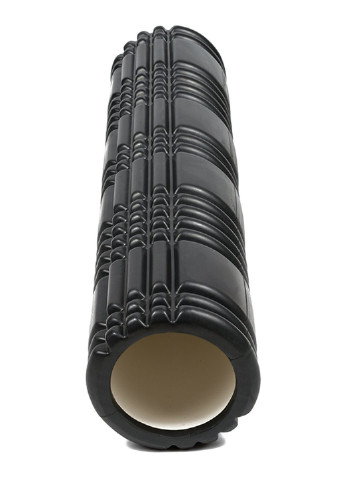 Массажный ролик Grid Roller v3.0 60 см черный (роллер, валик, цилиндр для йоги, пилатеса и массажа) EasyFit (237657540)