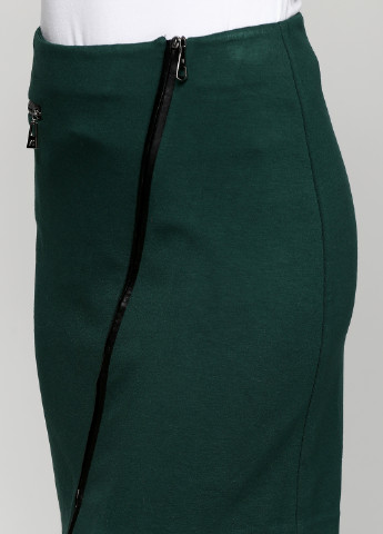 Темно-зеленая кэжуал юбка Sassofono а-силуэта (трапеция), а-силуэта (трапеция)