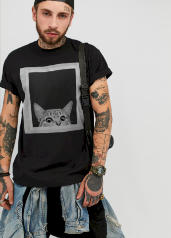 Черная футболка мужская YAPPI