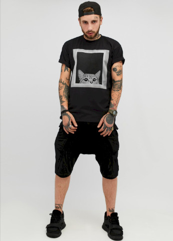 Черная футболка мужская YAPPI