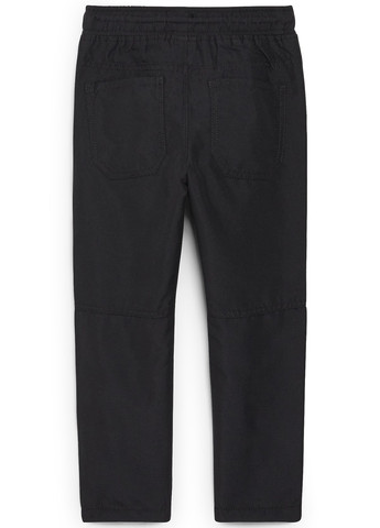 Черные кэжуал зимние брюки прямые C&A