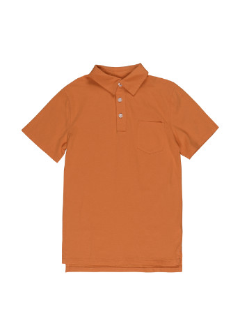 Оранжевая детская футболка-поло для мальчика Cherokee однотонная