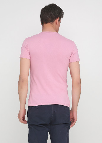 Розовая футболка с коротким рукавом LEXSUS