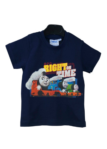 Темно-синя літня футболка з коротким рукавом Disney