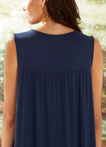 Темно-синя кежуал сукня а-силует Esmara однотонна