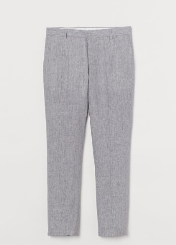 Светло-серые летние брюки H&M