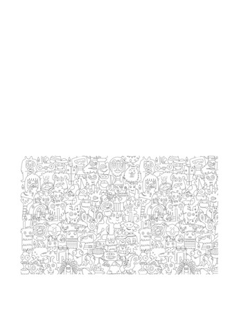 Шпалери розмальовки Чудики, 60х100 см Pasportu (257642678)