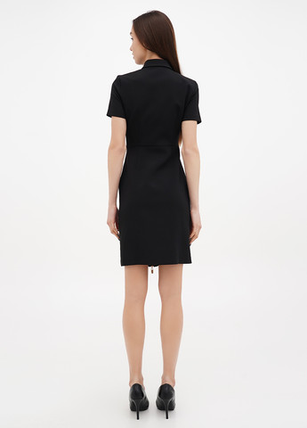 Комбинированное кэжуал платье силуэтная Sassofono однотонное