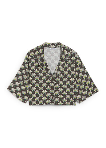 Тёмно-коричневая блуза C&A