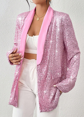 Розовый демисезонный кардиган SHEIN