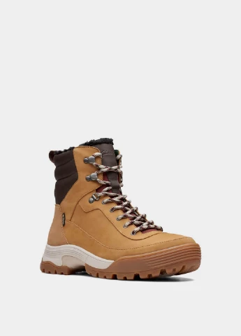 Осенние ботинки тимберленды Clarks без декора