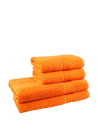 Hobby полотенце, 50х90 см полоска оранжево-красный производство - Турция