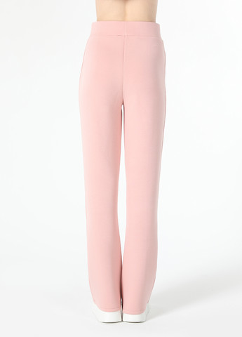 Светло-розовые спортивные демисезонные прямые брюки Colin's