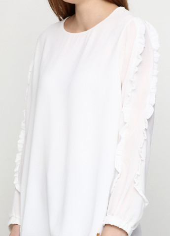 Белая демисезонная блуза Mivite