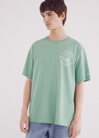 Зеленая футболка Springfield