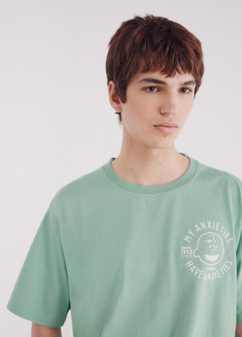 Зеленая футболка Springfield