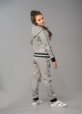 Толстовка надпись серая спортивная Sinthia (192445462)