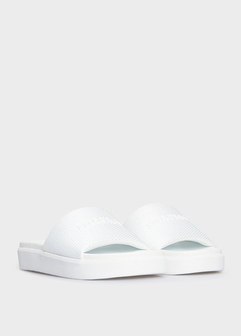 Белые шлепанцы Tommy Hilfiger с логотипом