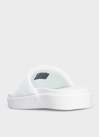 Белые шлепанцы Tommy Hilfiger с логотипом