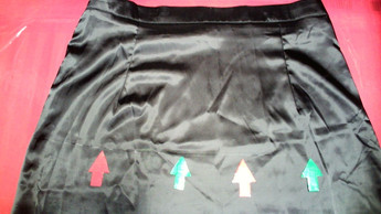 Черная кэжуал однотонная юбка Sinsay а-силуэта (трапеция)