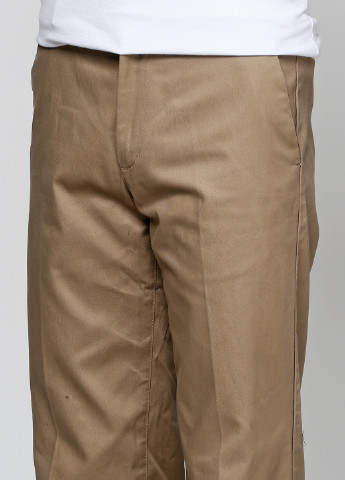 Светло-коричневые кэжуал демисезонные прямые брюки Merona