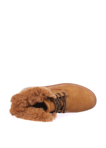 Зимние ботинки тимберленды Horoso с мехом из искусственного нубука